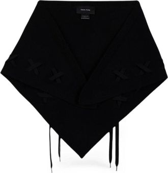 Simone Rocha Merino Lace up Neckerchief