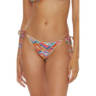 BECCA by Rebecca Virtue Las Palmas Side Ties Bikini Bottoms in Multi at Nordstrom Rack, Size X-Small