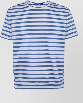 Junya Watanabe crew neck striped short sleeve t shirt