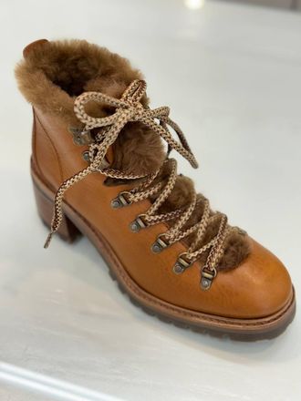 Pedro Garcia Womens Zenit Boots In Teak Brown