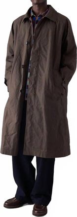 Toast Waxed Cotton Trench Coat In Rye