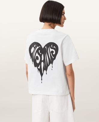 AllSaints Lisa Trip Graphic Boxy T-Shirt
