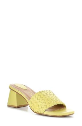 Bos. & Co. Wella Slide Sandal in Yellow at Nordstrom, Size 10-10.5Us