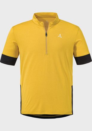 Sch&ouml;ffel Radtrikot SCH&Ouml;FFEL CIRC Shirt Style Pinega MNS, Herren, Gr. 48, gelb (5205, gelb), Oberstoff: 100% Polyester, Trikots Radtrikot