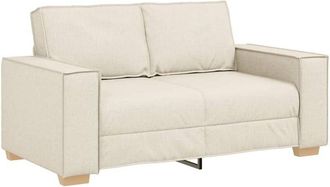 vidaXL Sof&aacute; de 2 plazas de lino, 120 cm Vidaxl