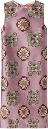 La DoubleJ Abito midi smanicato a fiori - Rosa