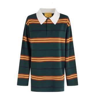 Guest In Residence Rugby Jumper - female - Guest In Residence - Cashmere Knitwear - Green - XS - Knitwear