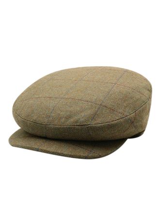 Oliver Brown Autumn Bracken Check Oliver Flat Cap