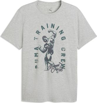 Puma T-shirt da training Vintage Graphic da uomo, Accessori, Grigio, XXL