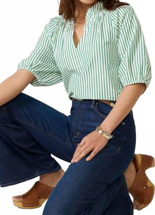 Xirena Clementine Top In Trellis Green