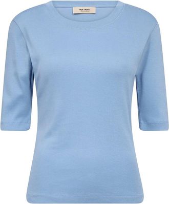 Mos Mosh Tops - Dames - T-shirts - Blauw - S - Tops