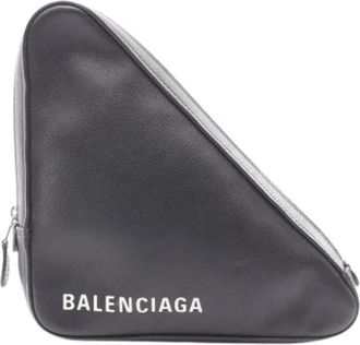 Balenciaga Pre-owned Clutch Bag - Dames - Vintage Clutch - Zwart - ONE Size - Leer - Vintage