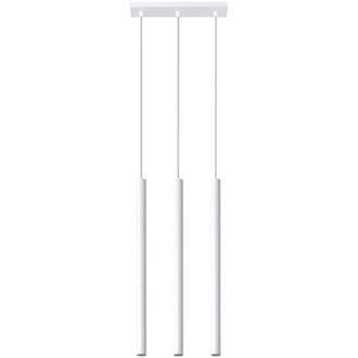 Wonderlamp L&aacute;mpara Colgante Vacu Blanco, 3 Luces