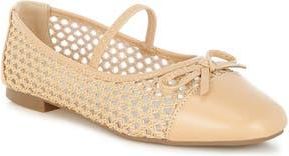 London Rag Omela Ballerina Flat in Tan at Nordstrom Rack, Size 10