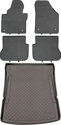 OEM Volkswagen Caddy Maxi Van De 10/2007 A 2020. Juego De Alfombrillas De Goma Para Coche Y Alfombrilla Para Maletero