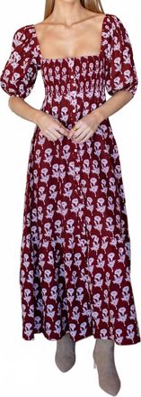 Emerson Fry Santiago Maxi Dress In Rougue Marigolds