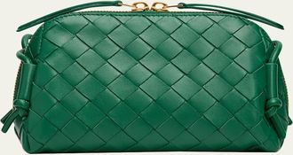 Bottega Veneta Zip Leather Pouch Shoulder Bag