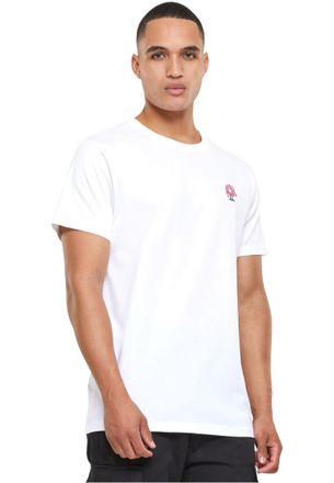 Mister Tee Mens Donut Tee EMB, White, S