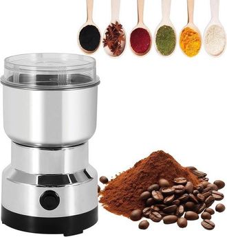 OEM Molinillo El&eacute;ctrico De Especias, Capacidad De 300 Ml, Multifuncional Para Granos, Frutos Secos, Condimentos, Granos De Caf&eacute;, Especias Y Mucho M&aacute;s