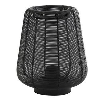 Light & Living L&aacute;mpara De Mesa - Adeta - Negro - Metal - - Light&living