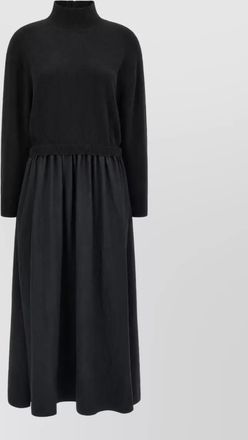 Polo Ralph Lauren wool high neck long sleeve knitted maxi dress