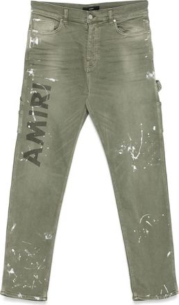 Amiri Jeans con stampa - Verde