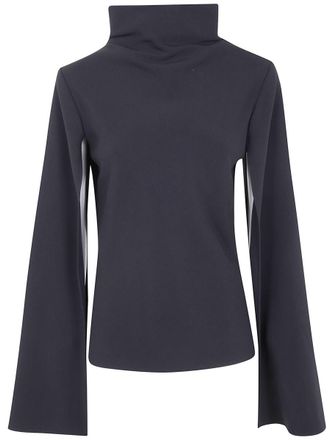 Alberta Ferretti Turtle Neck Blouse