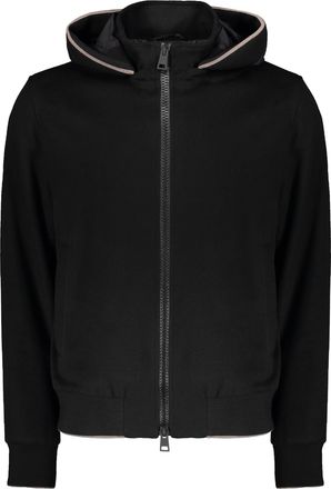 Herno Hooded Black Sweatshirt