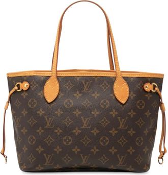 Louis Vuitton Borsa tote Neverfull PM con monogramma 2017 - Marrone