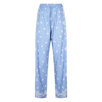 MC2 Saint Barth Wide Broeken - Dames - Wijde Broeken - Blauw - M/L - Broeken