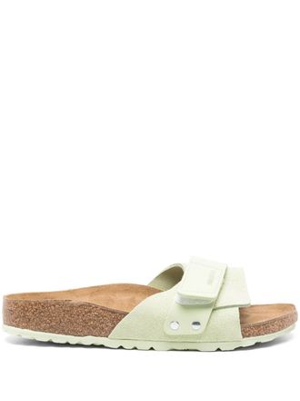 Birkenstock Sandali Kyoto con suola piatta - Verde