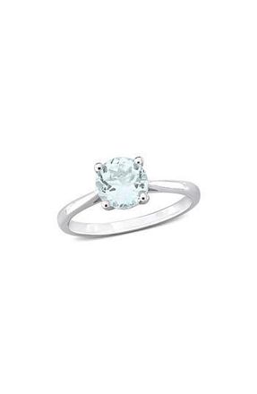 Delmar Aquamarine Solitaire Ring in Blue at Nordstrom Rack, Size 8