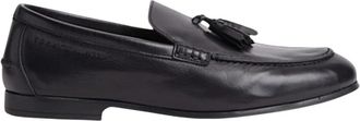 Tommy Hilfiger Flexibele Leren Tassel Loafer - Heren - Loafers - Zwart - 42 EU - Leer - Schoenen