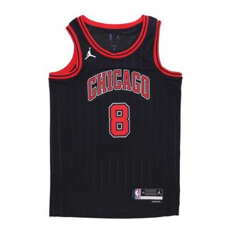 Nike Jordan NBA Statement Edition 22 Dri-FIT Swingman Jersey No 8 Zach Lavine Chibul - Heren - Fitness - Zwart - XL - Polyester - Fitness