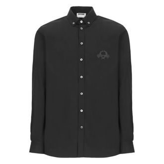 Moschino Heren, Overhemden, Zwart, Maat: XS Katoen