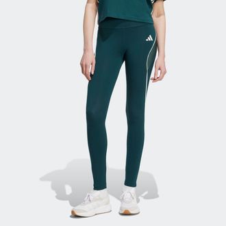 adidas Trainingstights ADIDAS SPORTSWEAR STADIUM LEGGINGS, Damen, Gr. XL, N-Gr, weiss (aurora ivy, sanftes wei&szlig;), Obermaterial: 90% Baumwolle, 10% Elasthan, 