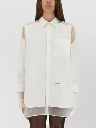 Jean Paul Gaultier silk printed long-sleeve shirt