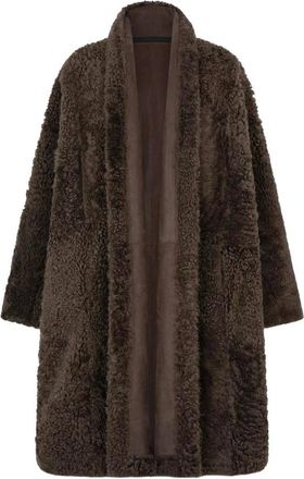 Tom Ford Jackets - female - Tom Ford - Faux Fur & Shearling Jackets - Brown - 3XS - Jackets