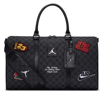 Nike Jordan Mens Jordan Monogram Duffel Bag (25L) in Black | MM9157-023