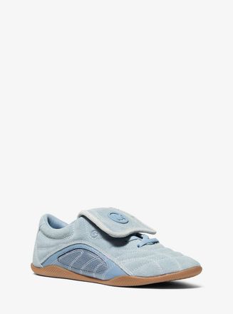 Michael Kors Kyler Suede and Mesh Trainer