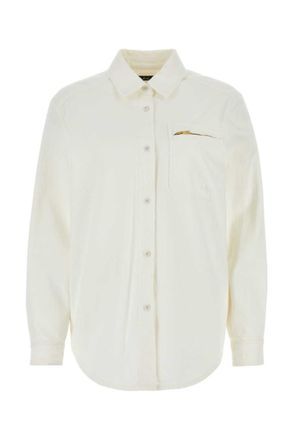 A.P.C. White denim Tina shirt