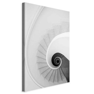 Artgeist Imagen - Escalera Blanca (1 Pieza) Vertical