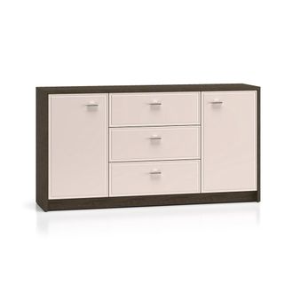 Petits Meubles Buf&eacute; 2 puertas 3 cajones paneles mdf cachemira y madera oscura