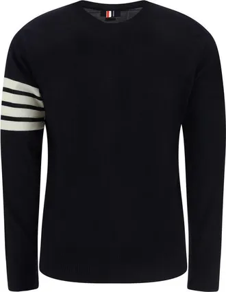 Thom Browne Mens Blue Wool Oves Aries Sweatshirt Clothing