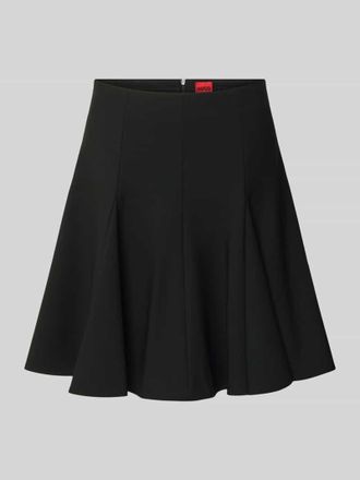 HUGO BOSS Mini-Rock mit Viskoseanteil Modell REJULI in Black, Gr&ouml;&szlig;e 34
