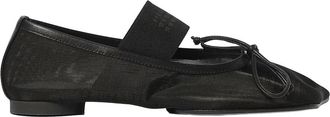 Maison Margiela Ballerinas - Dames - Ballerinas - Zwart - 38 1/2 EU - Nylon - Schoenen