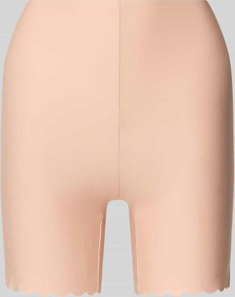 Skiny Skiny Slim Fit Bikershorts mit Zierabschl&uuml;sse in Beige, Gr&ouml;&szlig;e 36-38