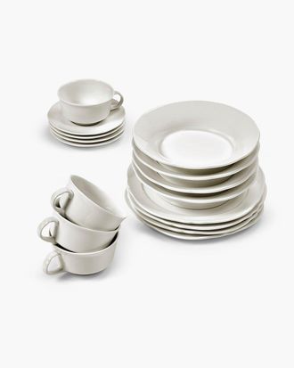 Serax Juego de Desayuno 16 Piezas Silueta Blanca