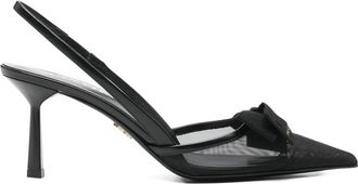 Prada Bow Pointed-toe Pumps