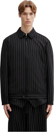 Yohji Yamamoto Refined Wool UT Blouson - Heren - Zomerjassen - Zwart - L - Katoen - Jassen